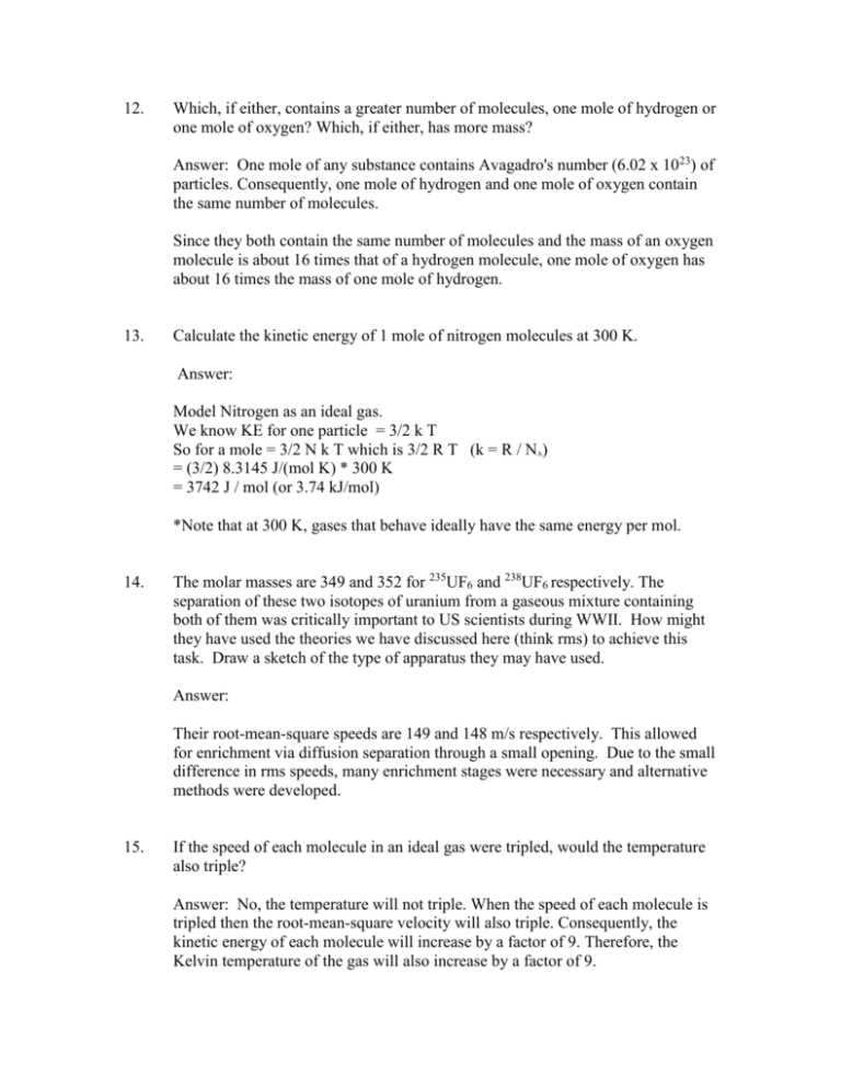 kinetic molecular theory kmt worksheet answers keys