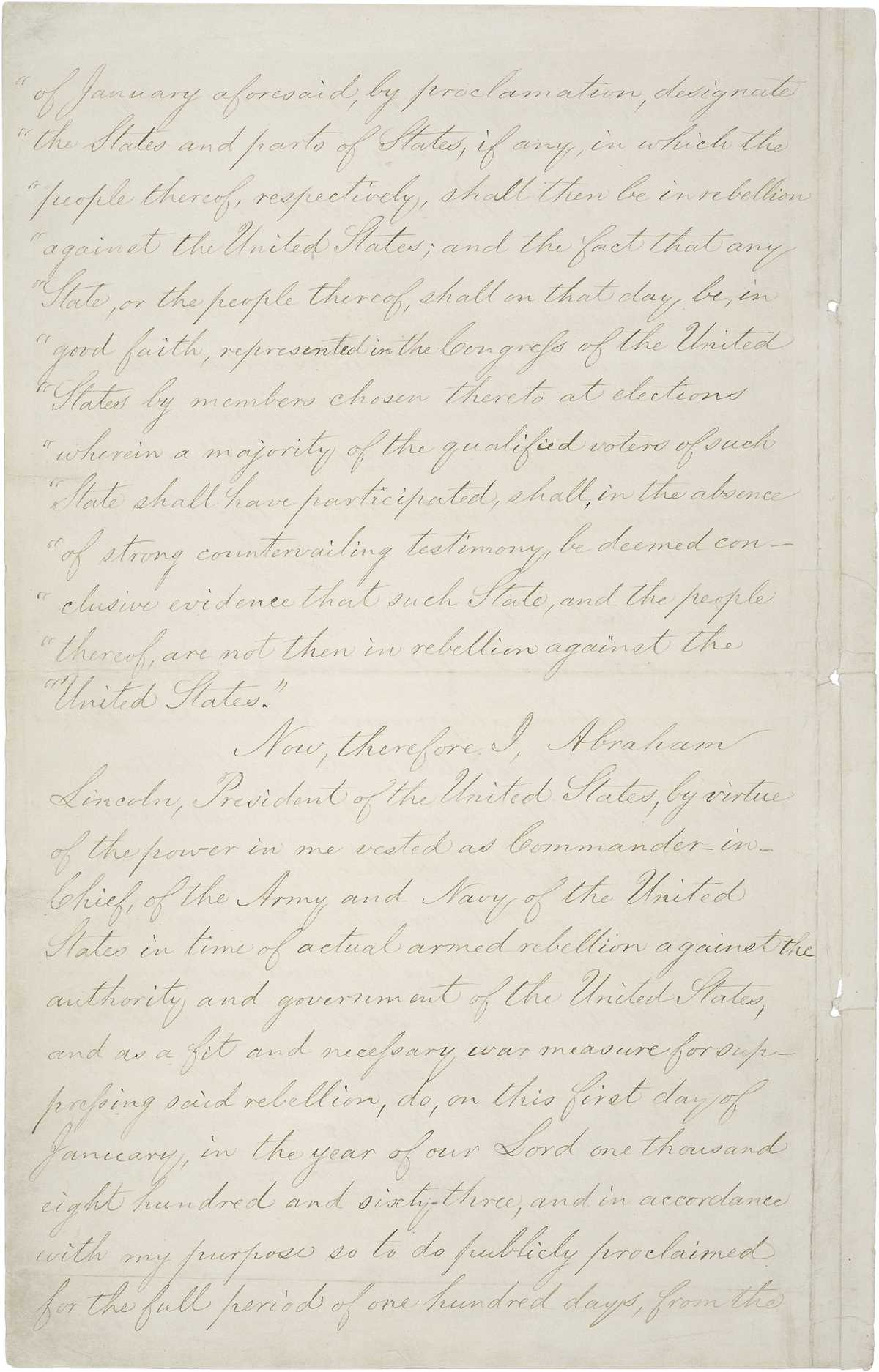 emancipation proclamation questions answer key