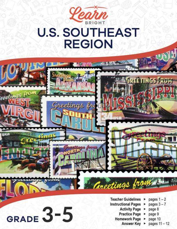 southeast region study guide answer key