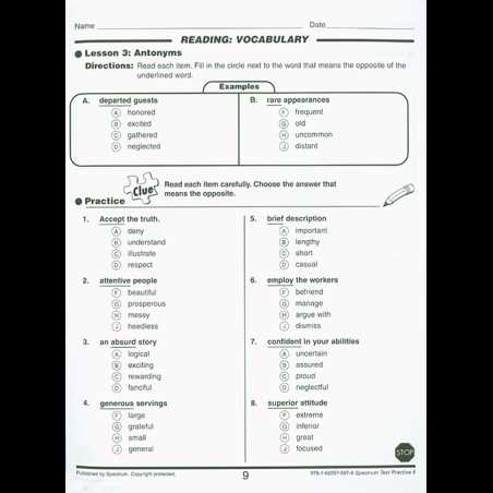 spectrum reading grade 5 answers key spectrum reading grade 5 answers key