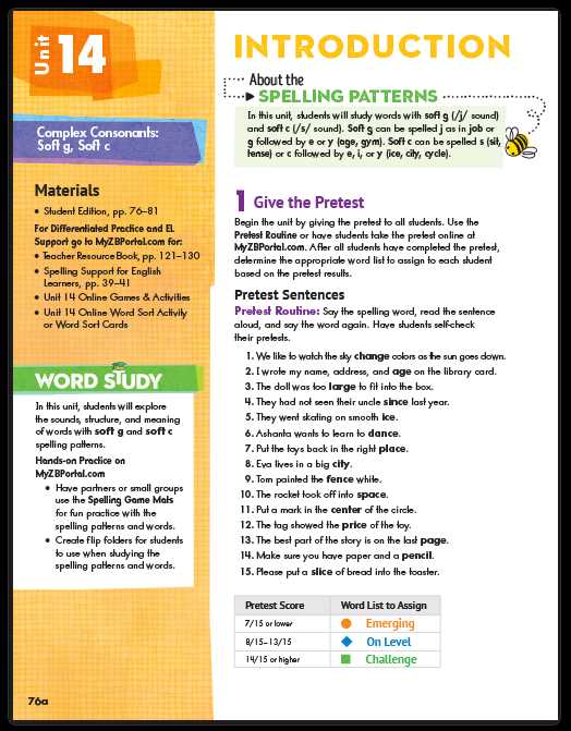 spelling connections grade 6 answer key