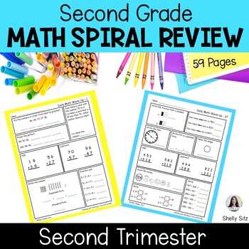 spiral math review 2nd grade answer key