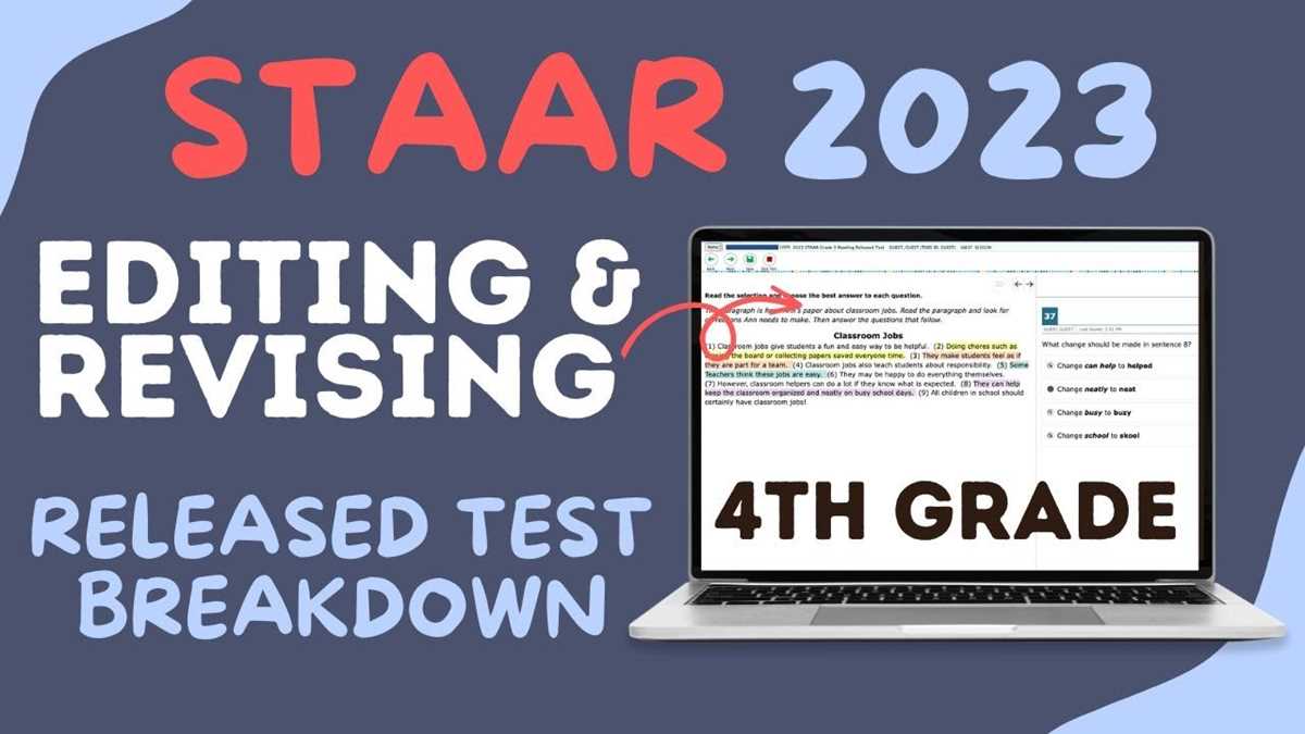 staar master writing grade 4 answer key