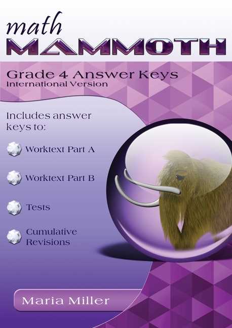 student book grade 4 answer key