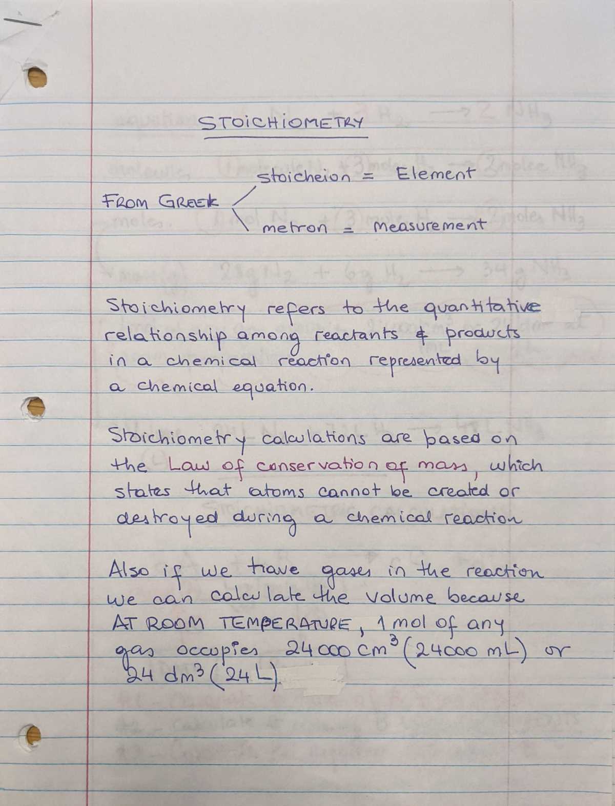 study guide for content mastery stoichiometry answer key