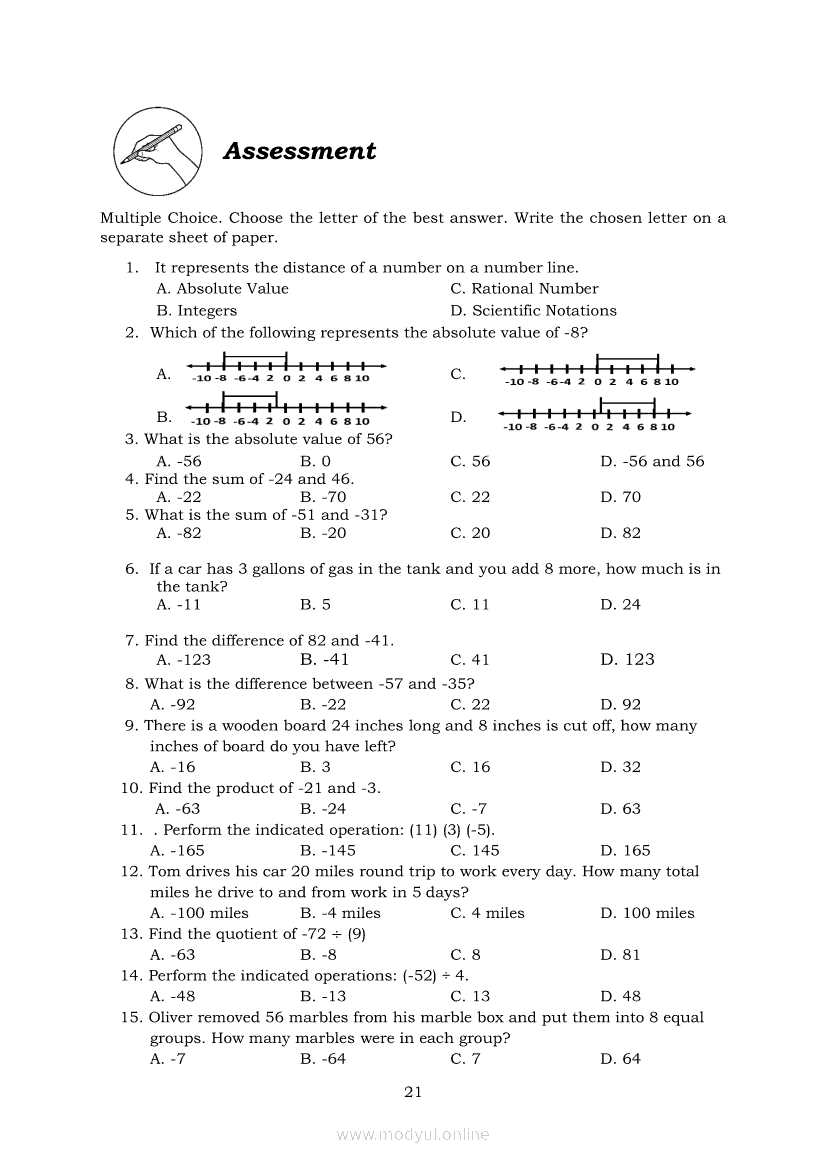 module 3 grade 7 answer key