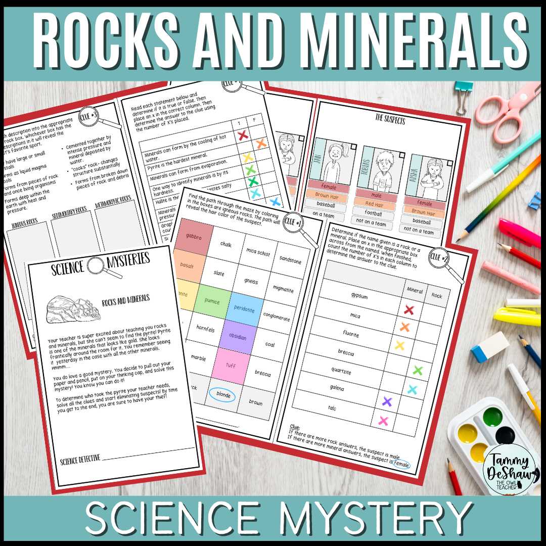 super teacher worksheets types of rocks answer key