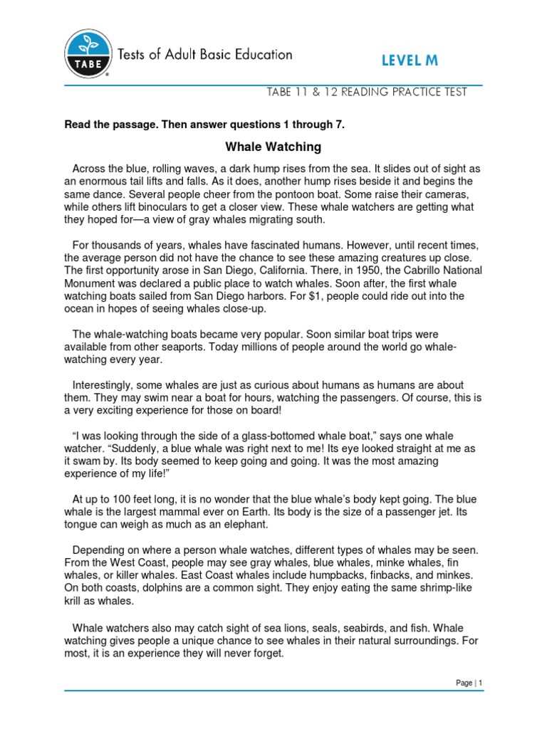 tabe test answers key math