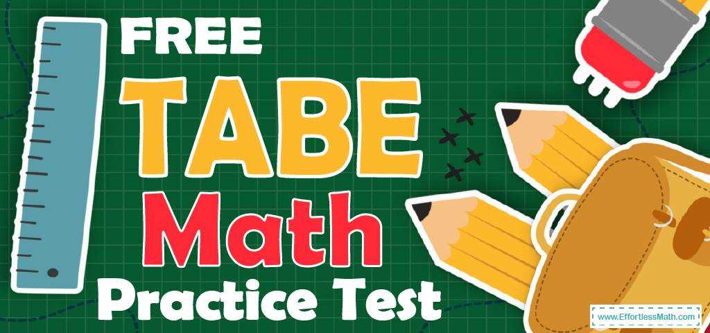 tabe test answers key math