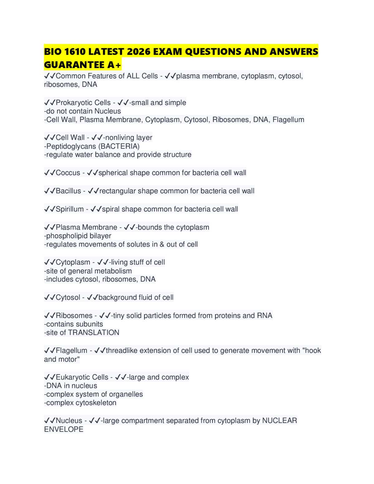 testnav biology 2026 answer key