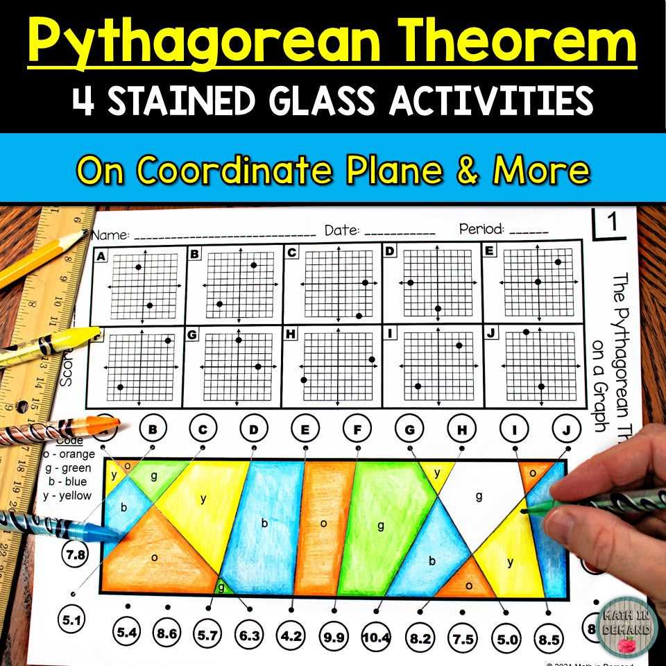 the pythagorean theorem worksheet answer key