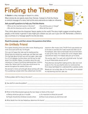 theme worksheet 7 answer key