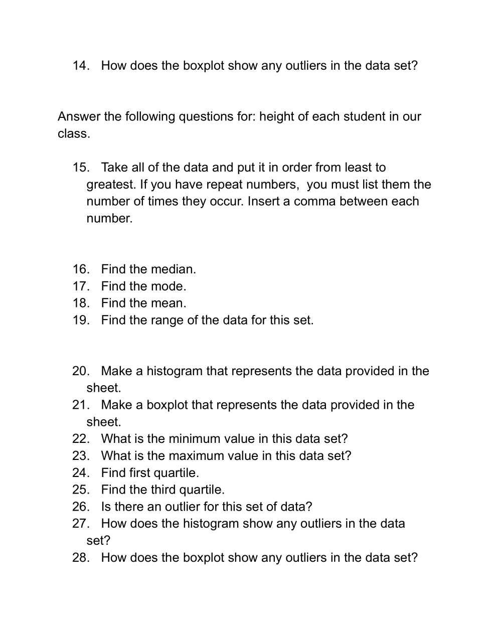 whole lesson of 16.5 histograms answer key