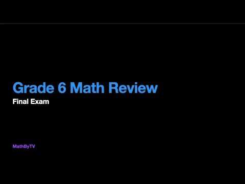 ccss 6th grade math final review 8 answer key
