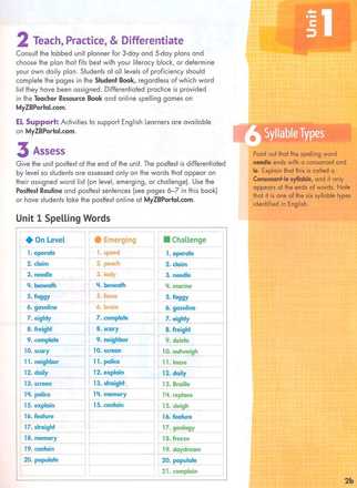 answer key for spelling connections