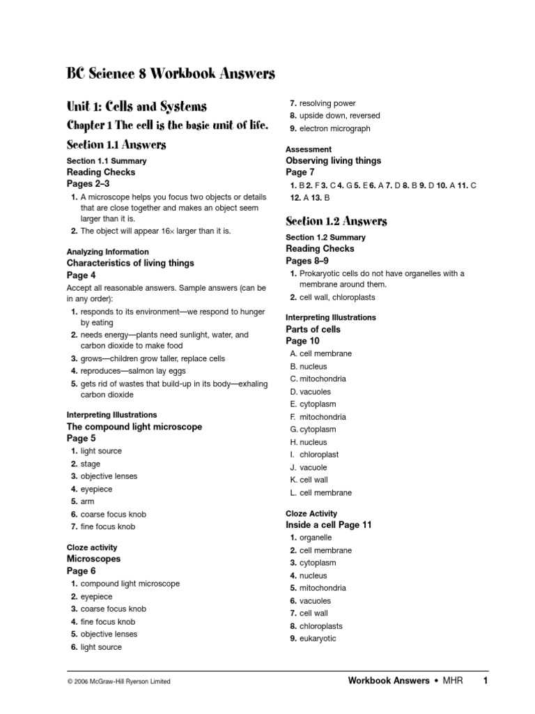 total motivation science level 8 answer key