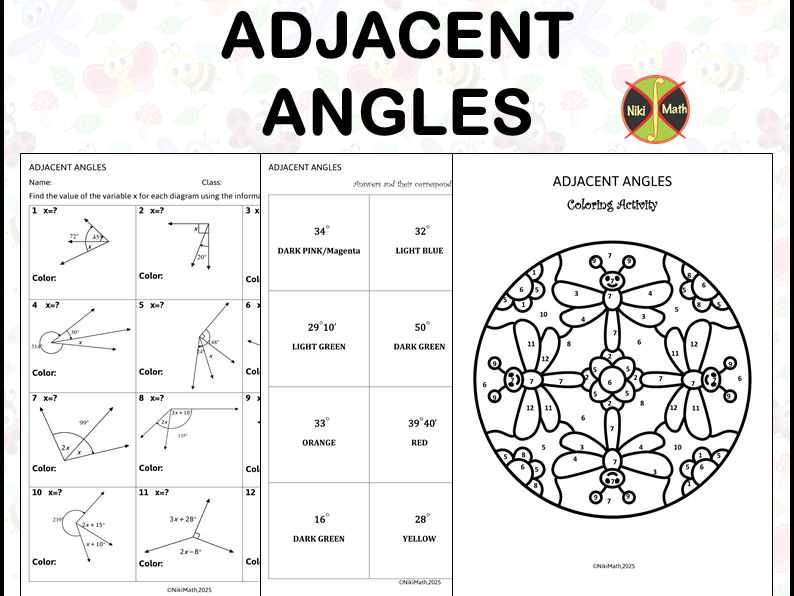 trigonometry practice worksheet coloring activity answer key