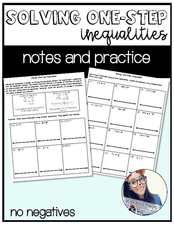 lesson 7.1 writing and solving one step inequalities answer key lesson 7.1 writing and solving one step inequalities answer key