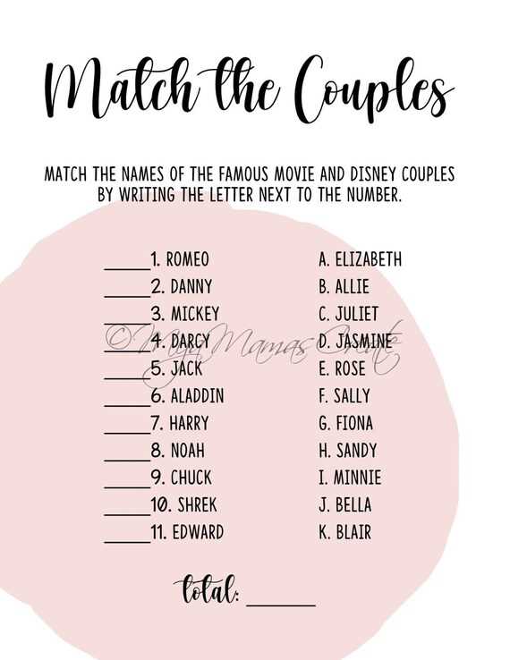 match the disney couples answer key match the disney couples answer key