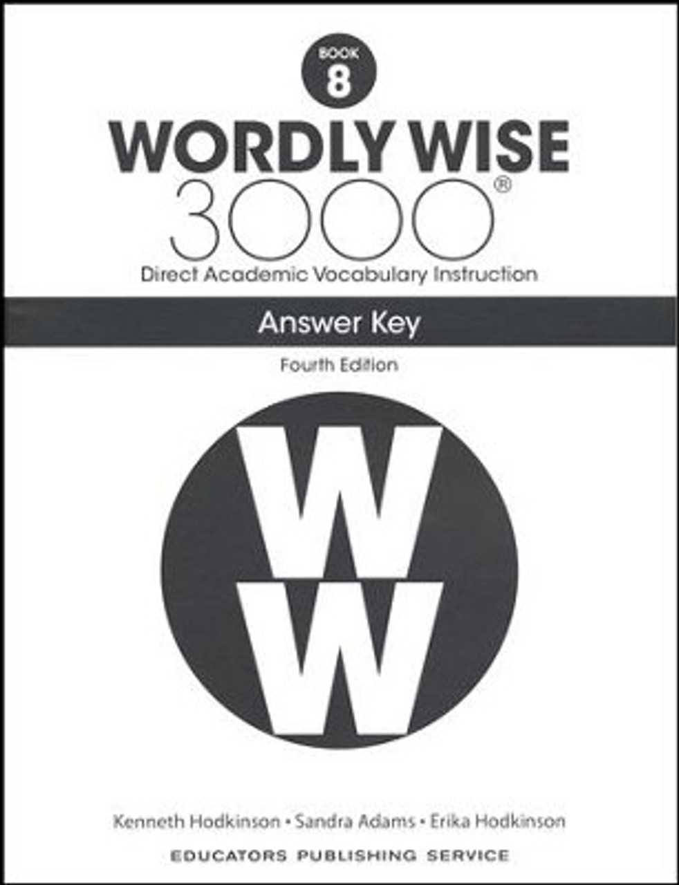 wordly wise 3000 book 8 answer key lesson 4