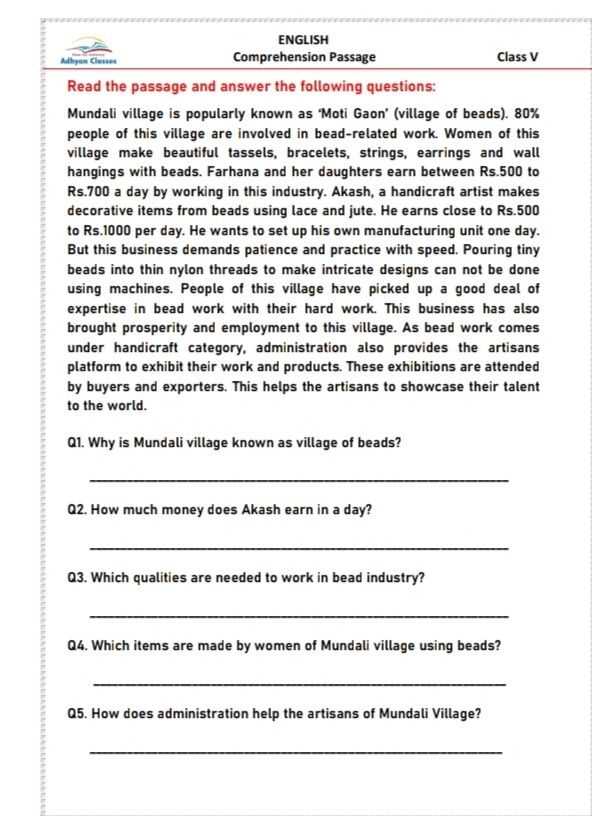 comprehension and fluency grade 5 answer key