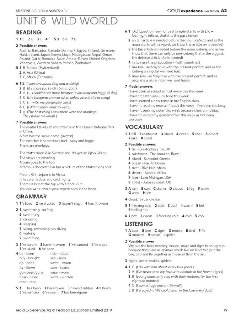 digits answer key grade 8 unit d