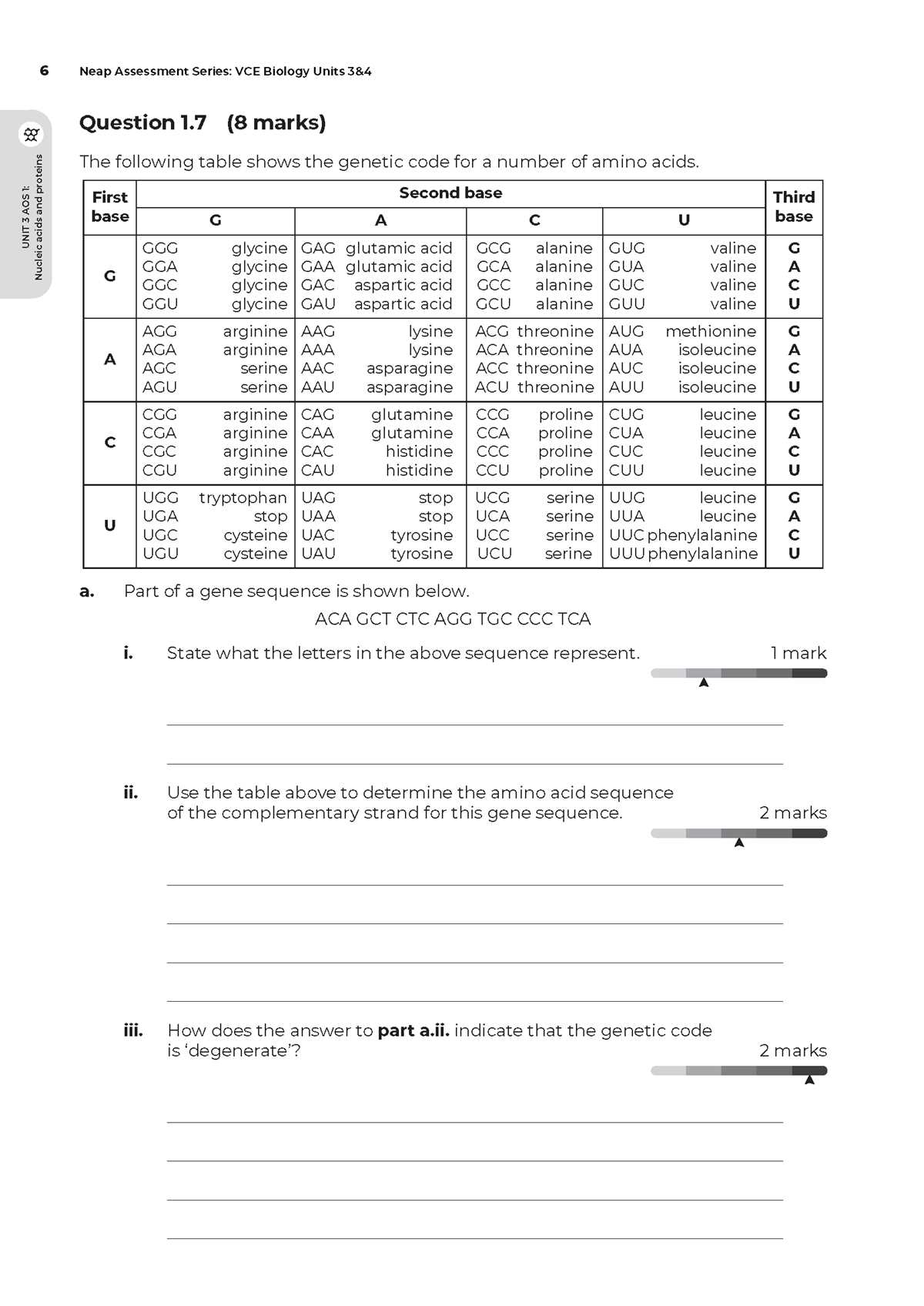 unit 4 assessment comprehensive science 3 answer key