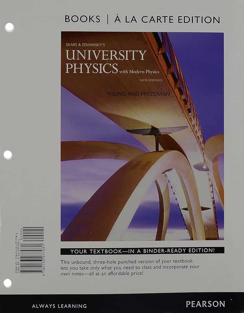 university physics with modern physics 14th edition answer key
