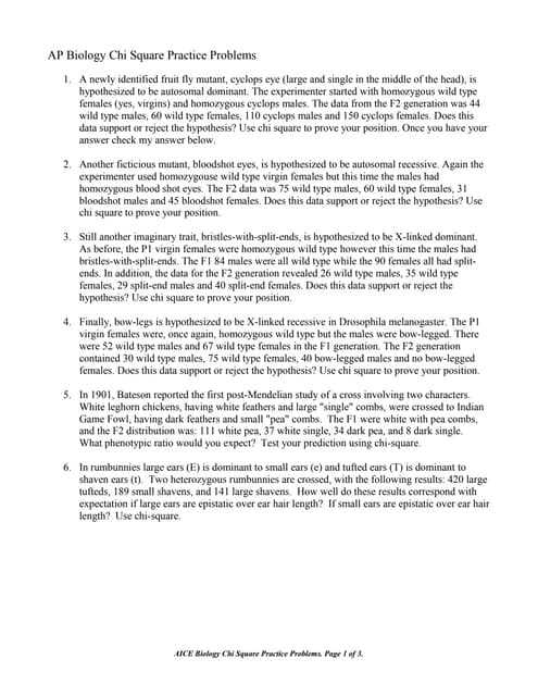 ap biology chi square practice problems answer key ap biology chi square practice problems answer key