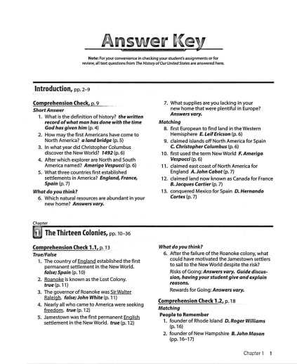 us va history sol 2015 answer key