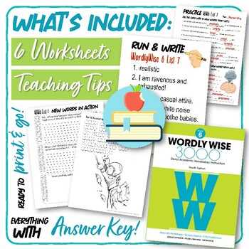 wordly wise lesson 7 answer key