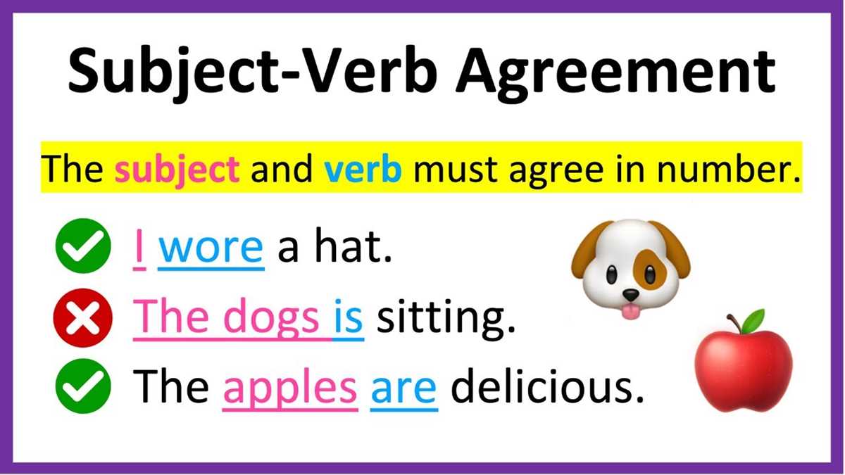 proofreading making subjects and verbs agree lesson 7 answer key