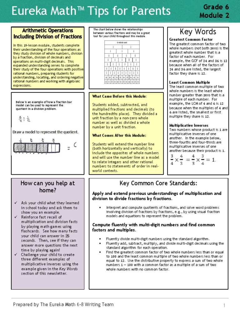 eureka math grade 6 module 3 answer key lesson 14