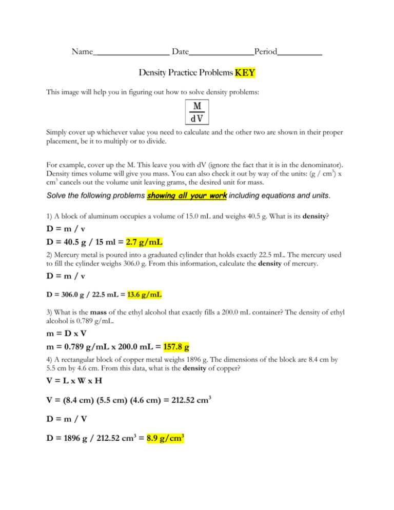 volume cylinder worksheet answer key