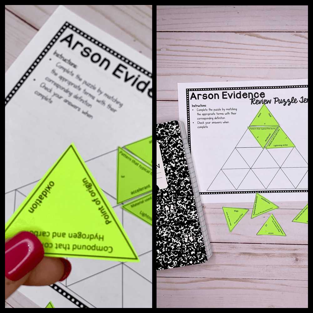 arson evidence review puzzle answer key arson evidence review puzzle answer key