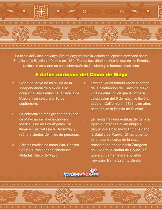 cinco de mayo webquest answer key