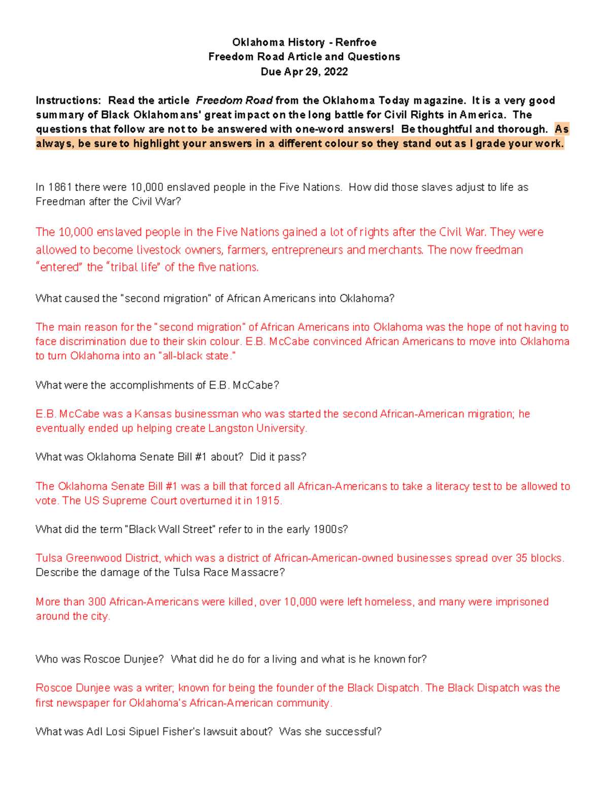answer key the road to civil rights worksheet answers