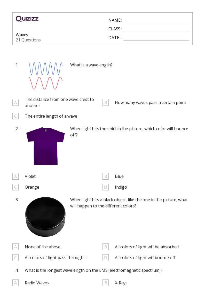 waves unit 2 worksheet 6 answer key