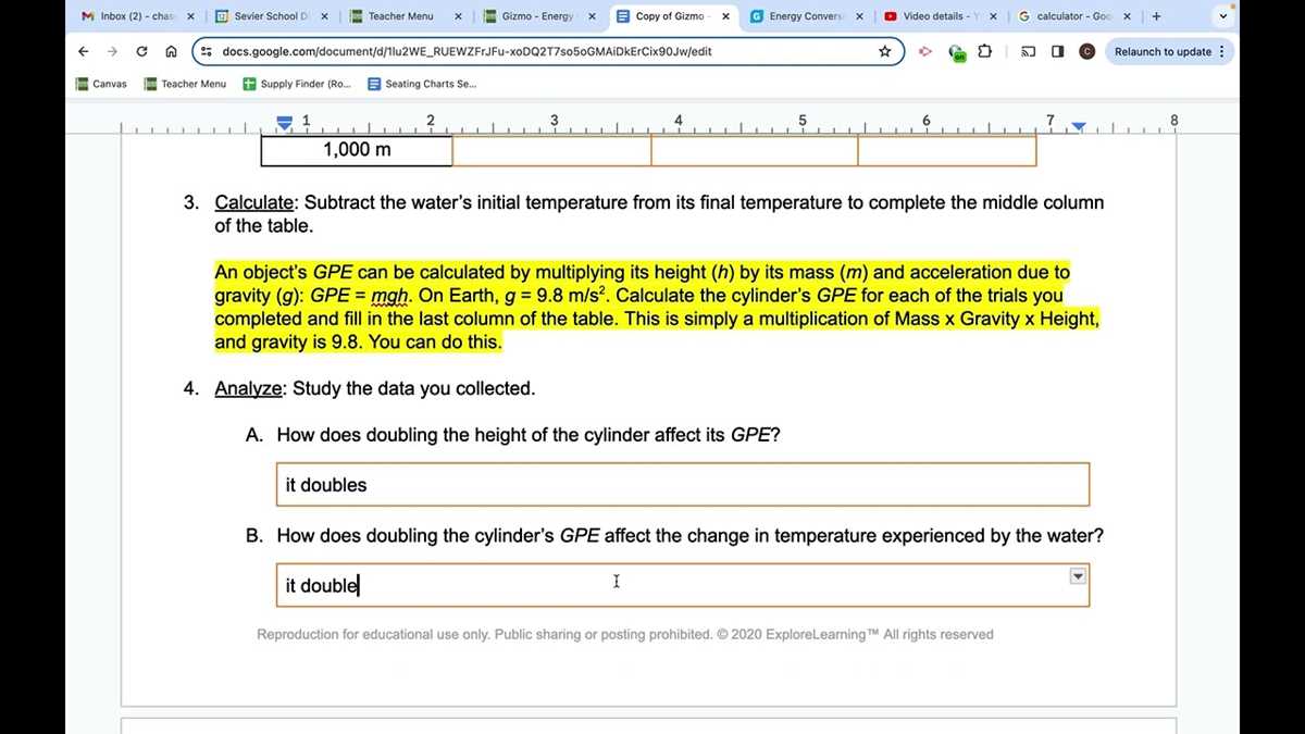 gizmo unit conversions answer key