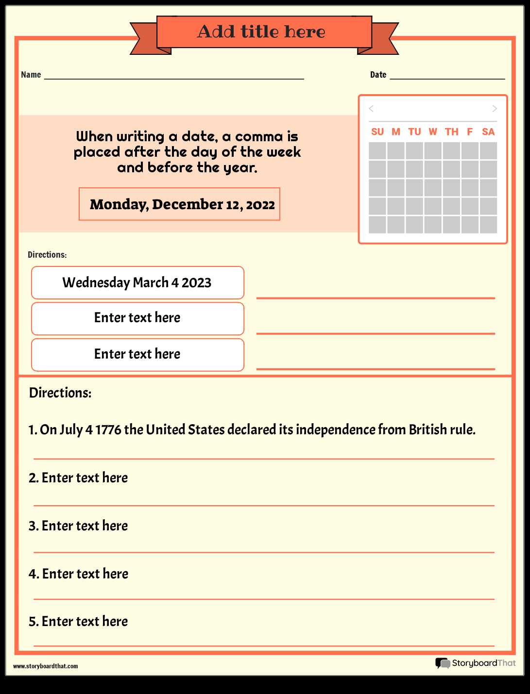 weekly grammar worksheet commas answer key