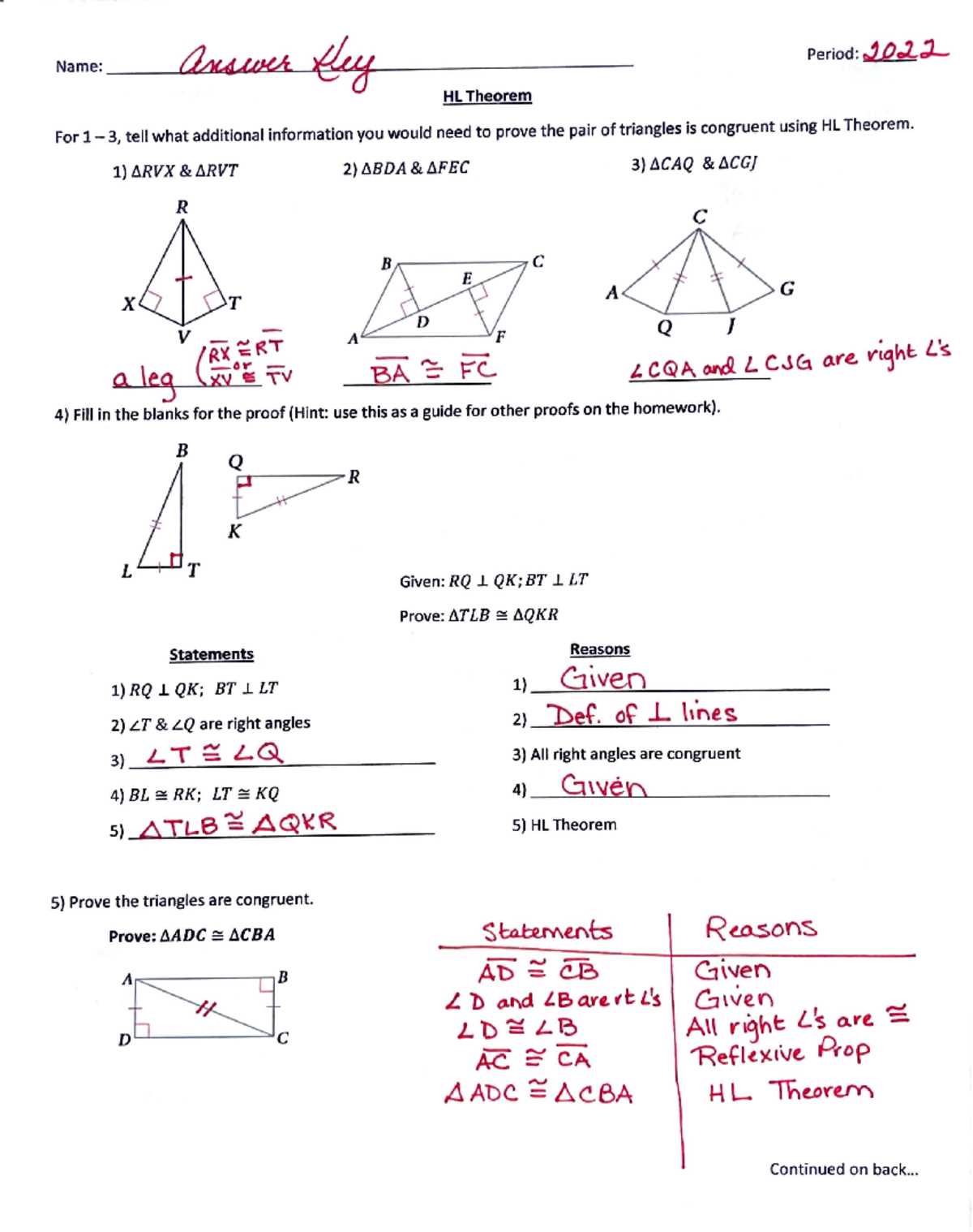 wellington highschool geometry honors summer packey answer key