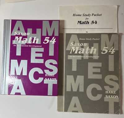 saxon math 54 2nd edition answer key