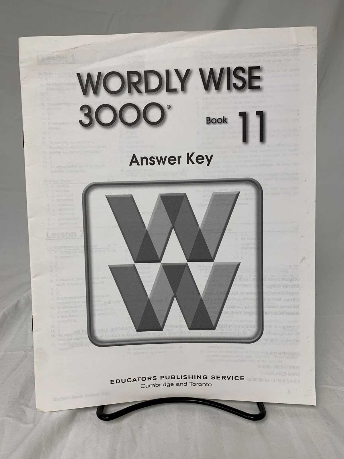 wordly wise 3000 book 11 lesson 17 answer key