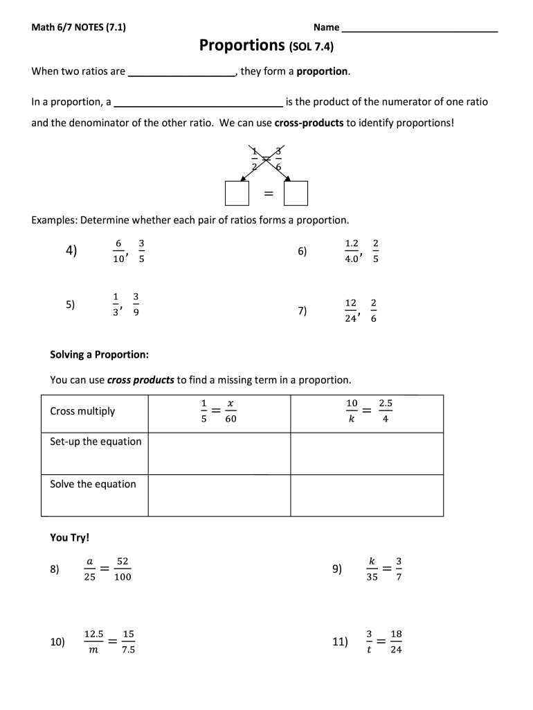 math 7 6 answer key
