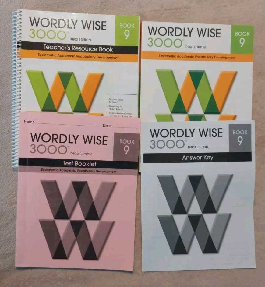 wordly wise book 9 lesson 5 answer key