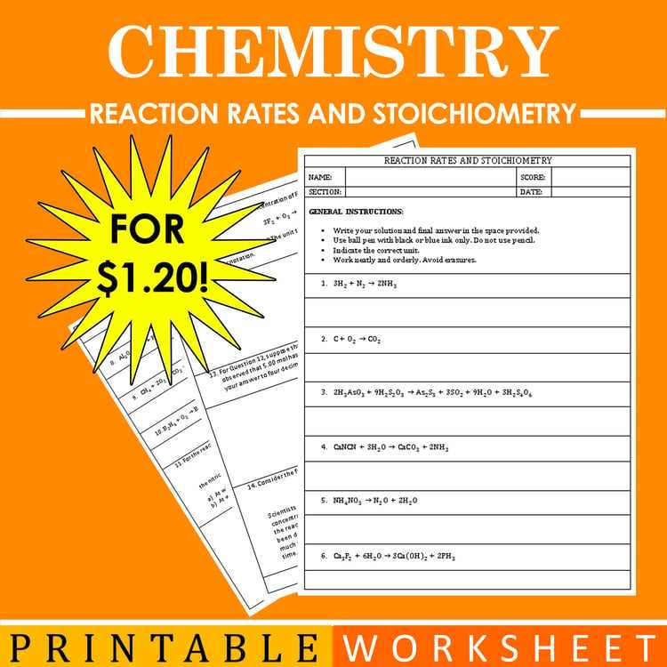 worksheet for basic stoichiometry answer key