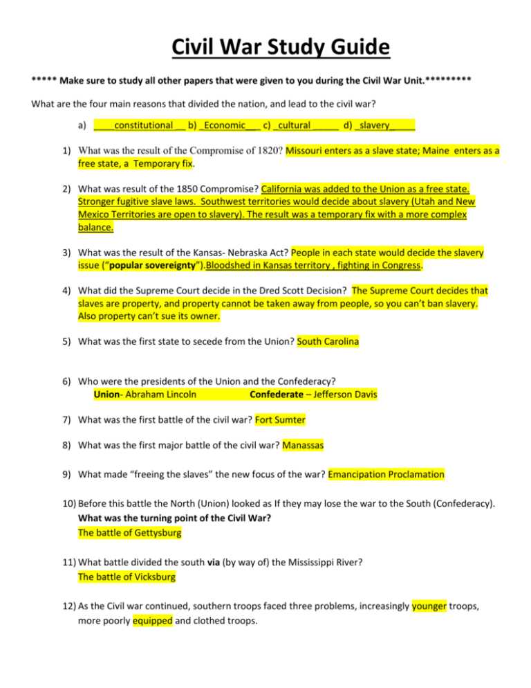 civil war & reconstruction icivics answer key civil war & reconstruction icivics answer key