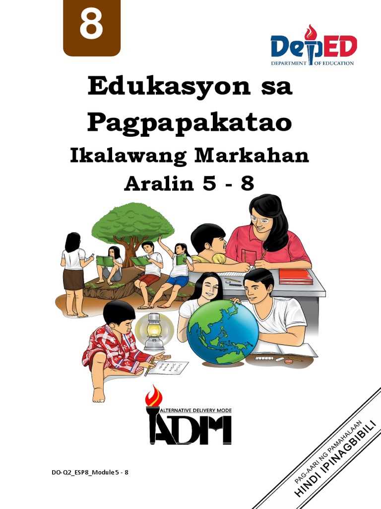 edukasyon sa pagpapakatao grade 8 answer key