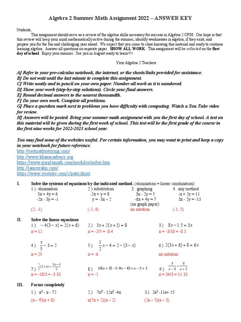 open up hs math algebra 2 answer key