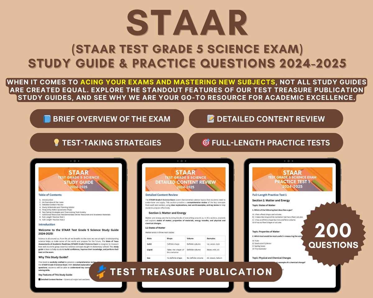 staar science 5th grade answer key